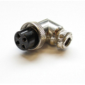 Microphone coupling for radio 4 poles 90� ageled - MIC354