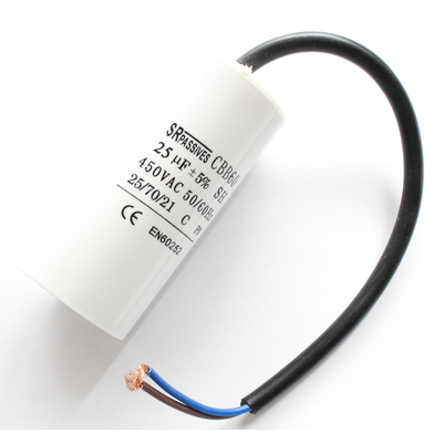 Motorkondensator  25�F 450V �42 x 84mm