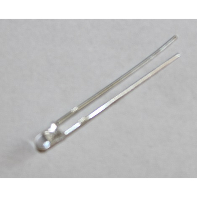 LED 3mm white clear ultra bright 6000mcd
