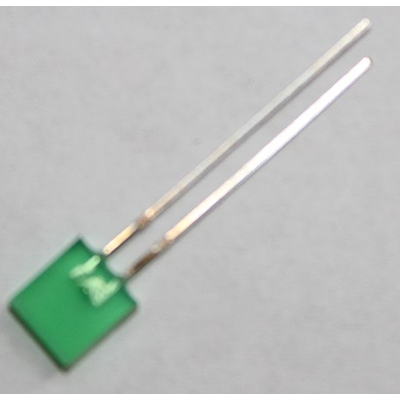 LED gr�n 7 x 2,3 mm 1,3-8mcd