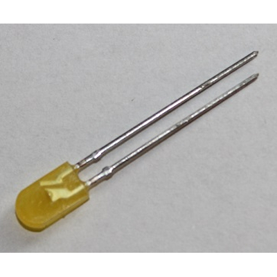 LED yellow 5 x 2.5 mm 2-8 mcd