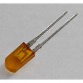 LED orange 5 x2.5 mm 3-10 mcd
