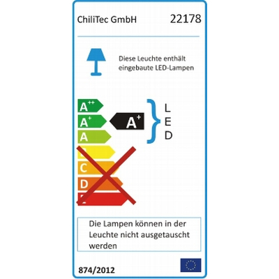 LED-Einbauleuchte 2W warmwei� - EBL-HV65