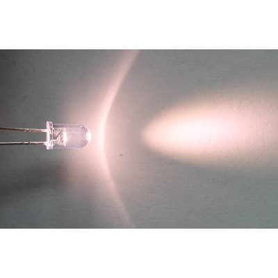 LED  5mm warmweiss (r�tlich) klar ~15000mcd