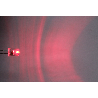 LED  5mm rot konkav