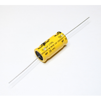Elko bipolar 100uF 35VAC 10% - LSC-1000NP