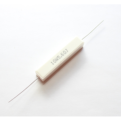 Hochlast Zementwiderstand       5,6 Ohm 10W  5% -...