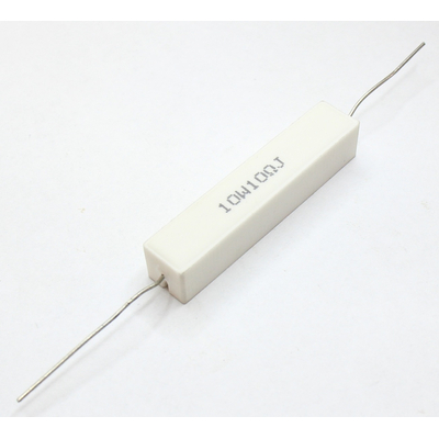 Hochlast Zementwiderstand      10 Ohm 10W  5% - LSR-100/10A