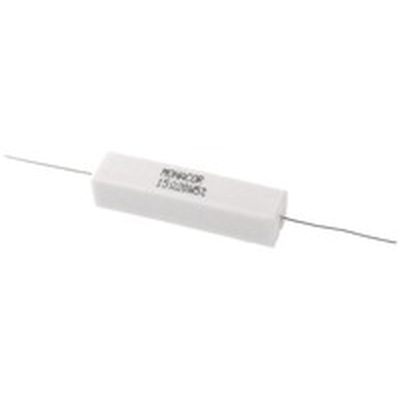 High-power cement resistor      15 Ohm 20W  5% - LSR-150/20
