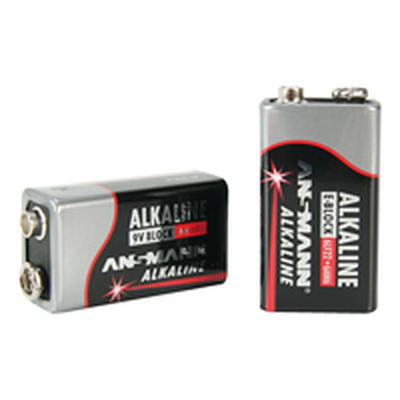 Alkaline Battery 9 Volt / E-Block / 6LR61