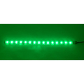Pair of 12V DC LED strips 2 x 30cm green self-adhesive