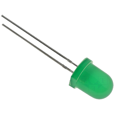 LED 8mm gr�n 40-45mcd diffus
