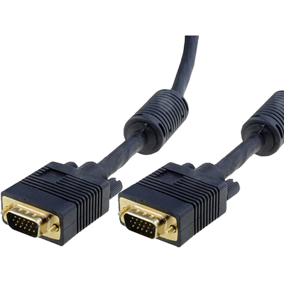 S-VGA Monitor connection cable m / m 10,0m black