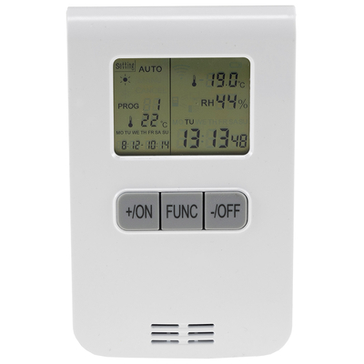 Wireless Transmitter Thermostat Daily/Weekly Switching, 8 Programs - Pilota Casa