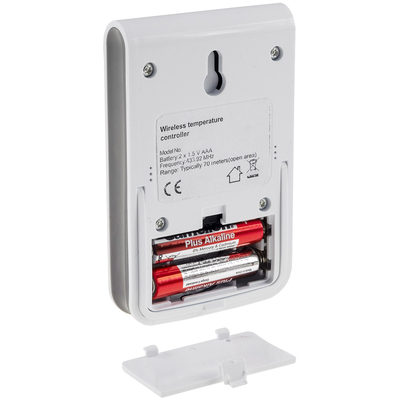 Wireless Transmitter Thermostat Daily/Weekly Switching, 8 Programs - Pilota Casa