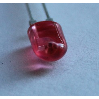 LED oval 5.2x3.8mm red