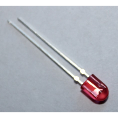 LED oval 5,2x3,8mm rot