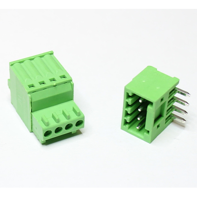 Klemmleiste abziehbar + PCB Stecker 90� abgewinkelt 4...