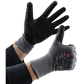 Professional work gloves with rubber coating size 10