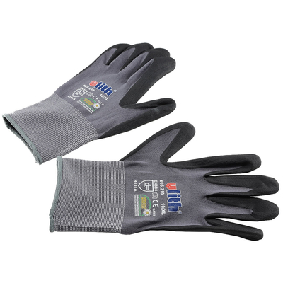 Professional work gloves with rubber coating size  9