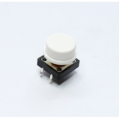 Microswitch TACT on/off 12 x 12mm buttom white THT