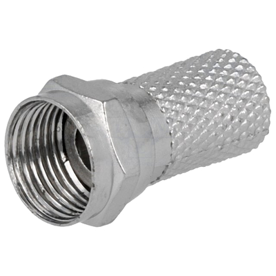 F Stecker f�r 7,5 mm Kabel H47, RA521 zum aufdrehen
