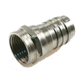 F Stecker f�r 6 mm Kabel RG59 Qutschverbindung