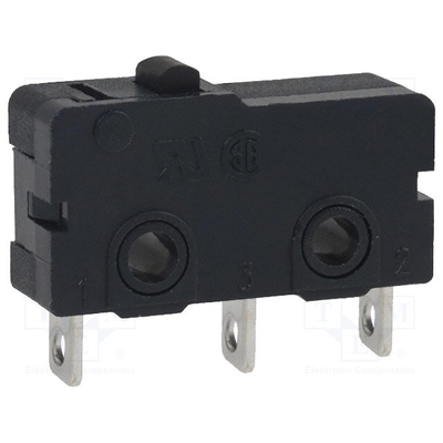 Microswitch without lever 5A 1 x to