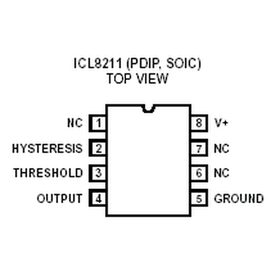 ICL8211 Programmierbare Spannung�berwachung DIP8