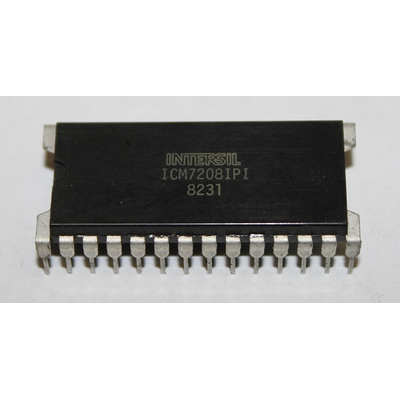 ICM7208   7-Segment LED Frequenzzhler 6 stellig bis 200MHz DIP28