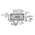 LA4430 Mono Amplifier 5.5W 4-8ohm 12VDC SIP10F