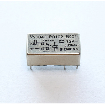 Siemens Relay 12VDC 1 x on/on  bistabil  V23040-C0085-X501