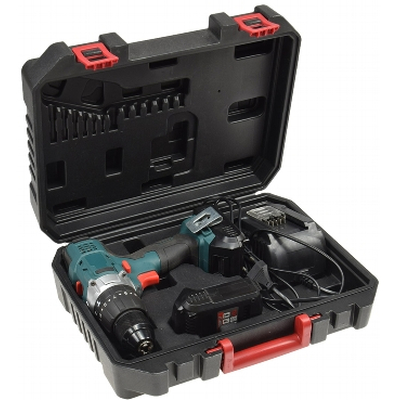 Professional cordless screwdriver with case, fast charger + 2 pcs. X18V lithium battery - CAS-18 S1