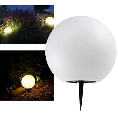 LED Solar Ball Light 25cm � IP44 Warm White - SK25 W