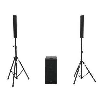Active PA speaker system with an integrated 3 channel mixer 600W ACS-600