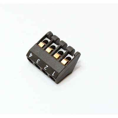 Terminal strip for PCB assembly 4 poles 5mm pitch