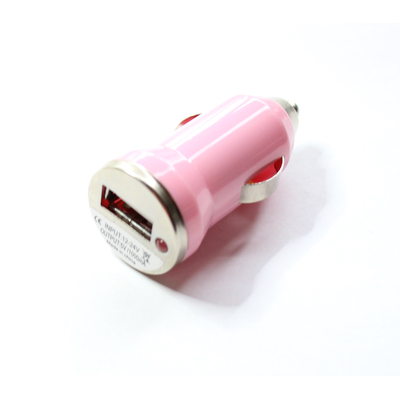 KFZ Ladeadapter 1 x USB 1000mA max pink
