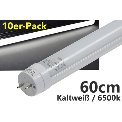 LED R�hre   60cm   8W   800 Lumen 6500K kaltwei� T8 -...