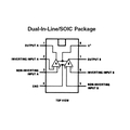 LM 393N Comparator 1MHz 332V DIP8