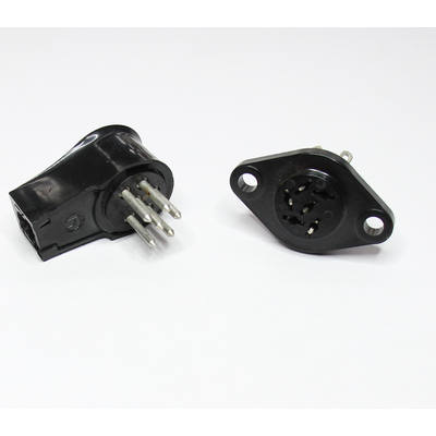 Einbaubuchse + Stecker 6 polig - MEB 6 + WIST 6