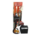     Electric bass set for beginners black - BGS-10B...