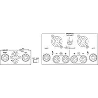 Stereo PA amplifier, for general applications. - STA700