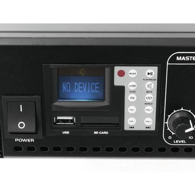 6 Zonen ELA Mischverst�rker mit USB/SD Player 180 Wrms - MPVZ-180.6P