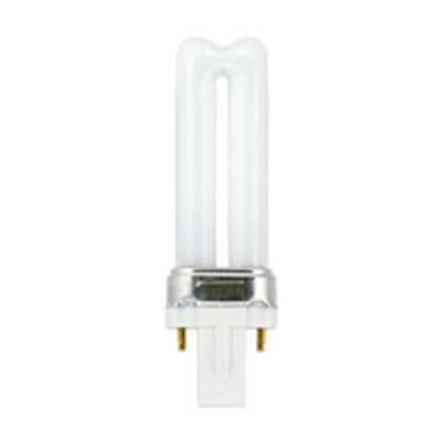 Compact fluorescent lamp with built-in ballast GE Biax S G23 7/840 37660
