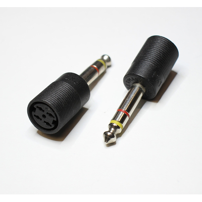 6.3mm jack plug / cube socket