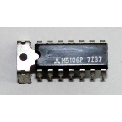 M5106P Audio Power Amplifier DIP14+g  ( NTE1097 )