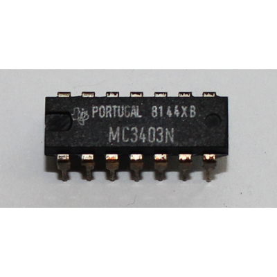 MC3403N Quadruple Low-Power Operational Amplifier