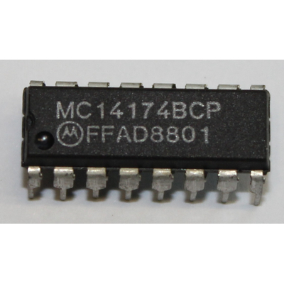 MC14174   Hex Type D Flip-Flop