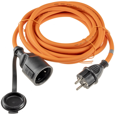 Verl�ngerungskabel 5m Orange IP44