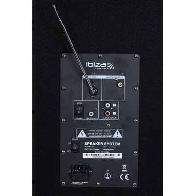 Aktivlautsprecherpaar mit Astro Lichteffekt DP234-ASTRO